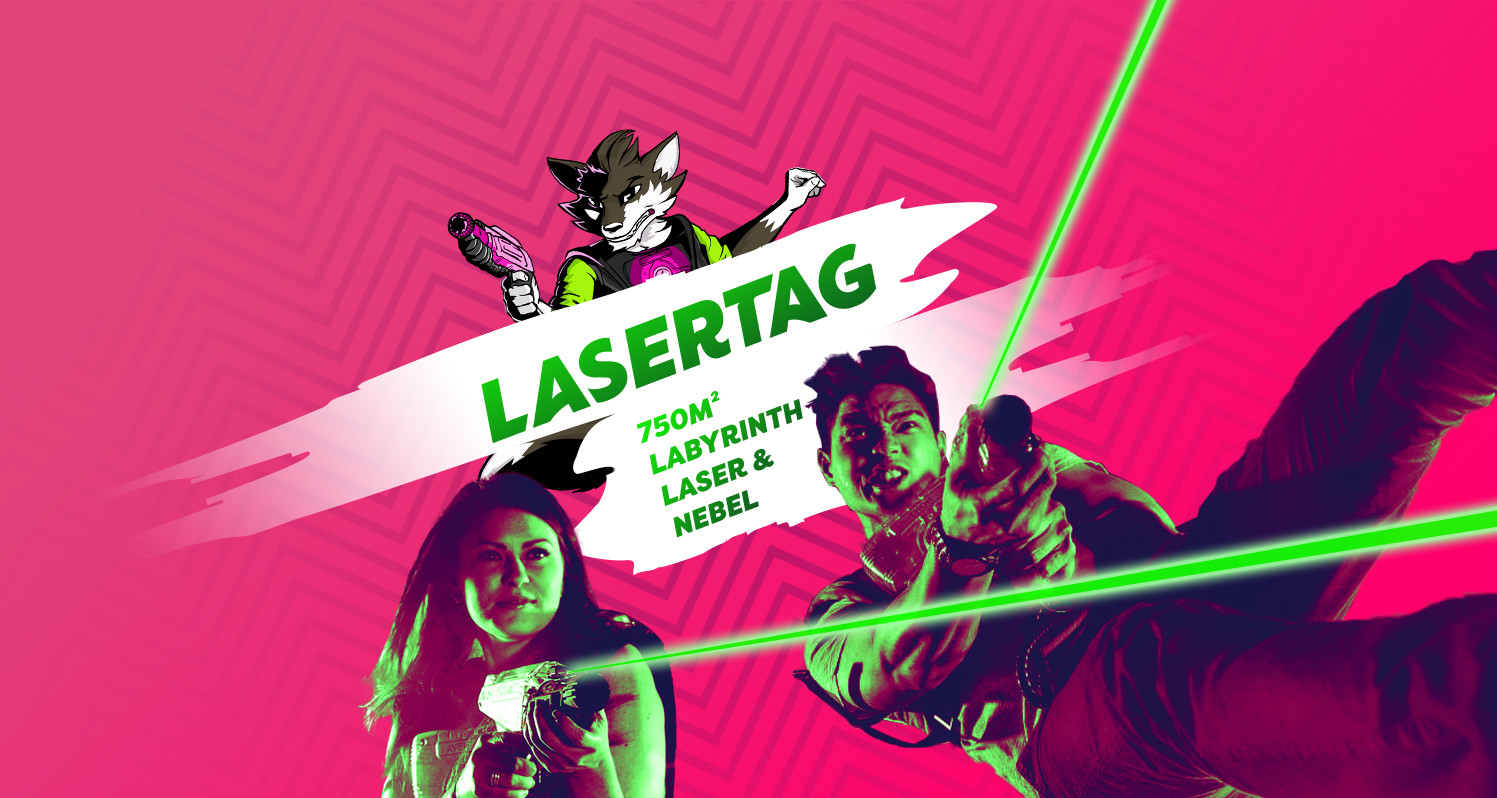 Headerbild Black Fox World - Lasertag